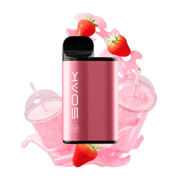 SOAK M Strawberry Cream dream (Клубничный милкшейк), 4000 тяг в Ханты-Мансийске