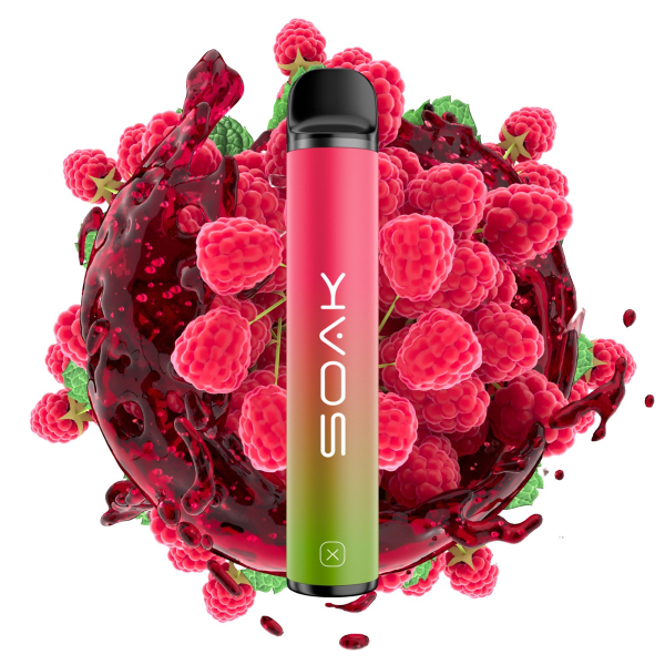 SOAK X Raspberry Soda (Малиновая газировка), 1500 тяг в Ханты-Мансийске