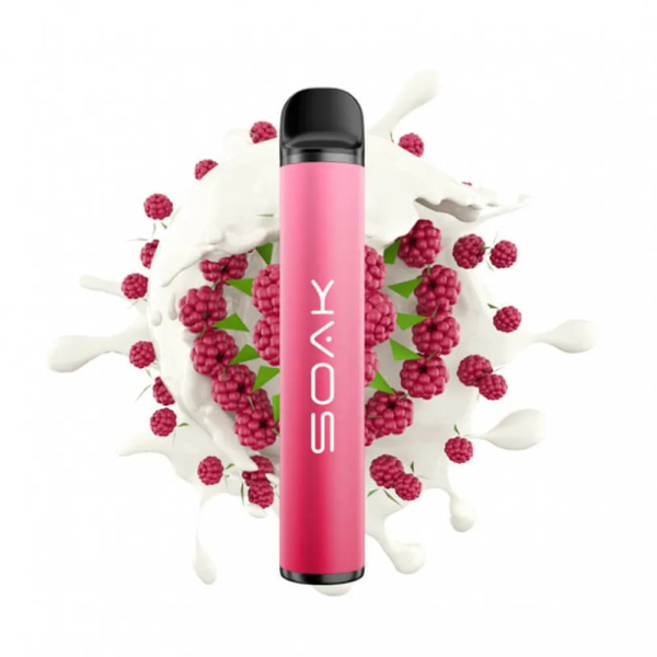 SOAK X Raspberry Yogurt (Малиновый йогурт), 1500 тяг в Ханты-Мансийске