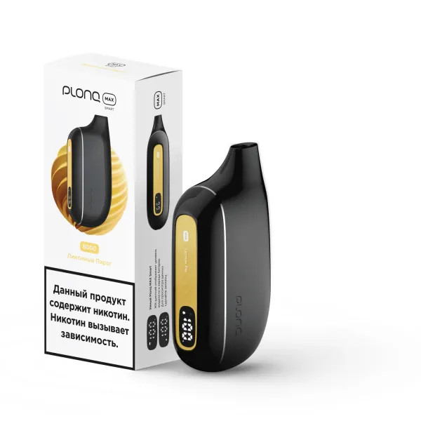 Plonq Max Smart Лимонный Пирог (8000 Затяжек) 20 Мг в Ханты-Мансийске
