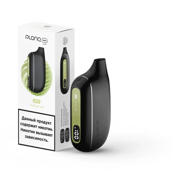 Plonq Max Smart Зеленый Чай (8000 Затяжек) 20 Мг в Ханты-Мансийске