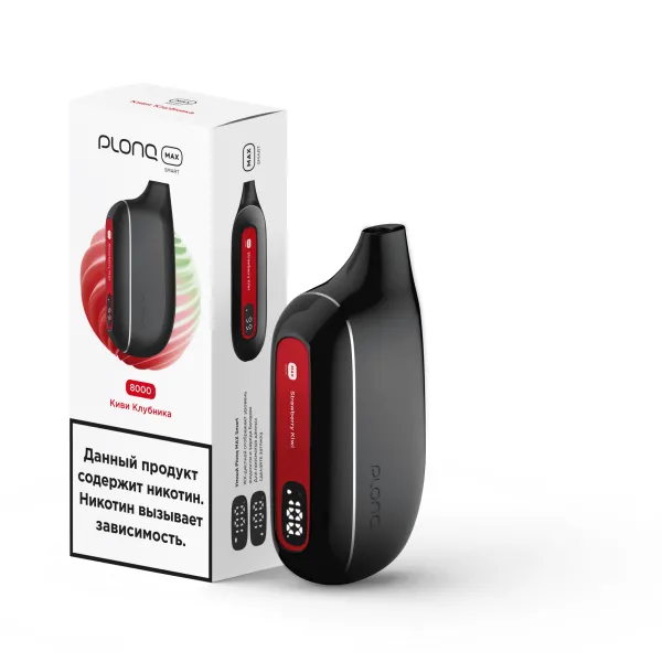 Plonq Max Smart Киви Клубника (8000 Затяжек) 20 Мг в Ханты-Мансийске