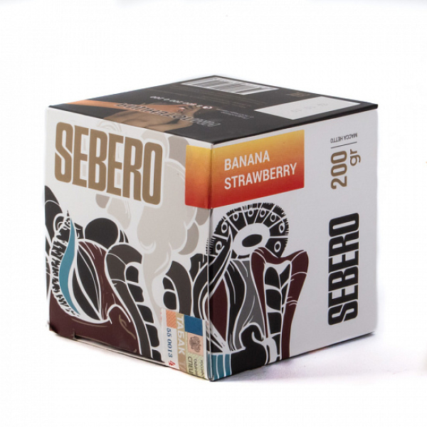 Табак SEBERO BANANA STRAWBERRY 200 грамм в Ханты-Мансийске