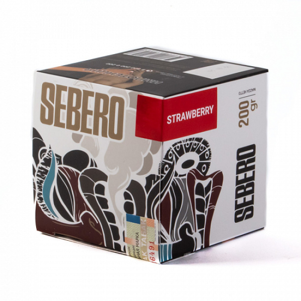 Табак SEBERO STRAWBERRY 200 грамм в Ханты-Мансийске