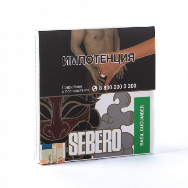 Табак SEBERO BASIL CUCUMBER 40 грамм в Ханты-Мансийске