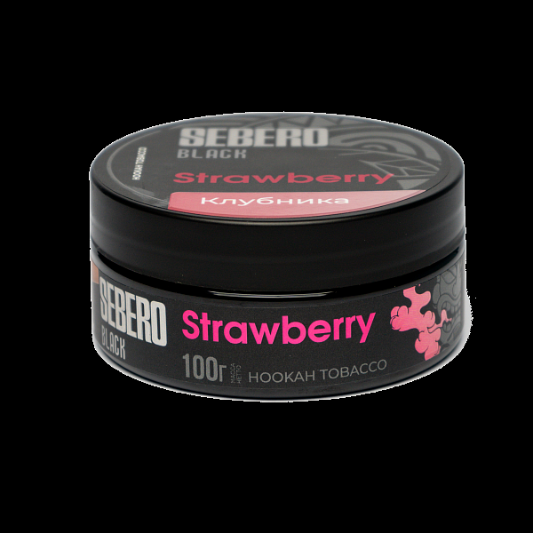 Табак SEBERO BLACK STRAWBERRY 100 гр в Ханты-Мансийске