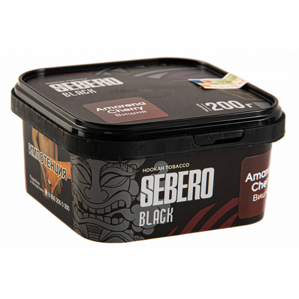 Табак SEBERO BLACK AMARENA CHERRY 200 гр в Ханты-Мансийске