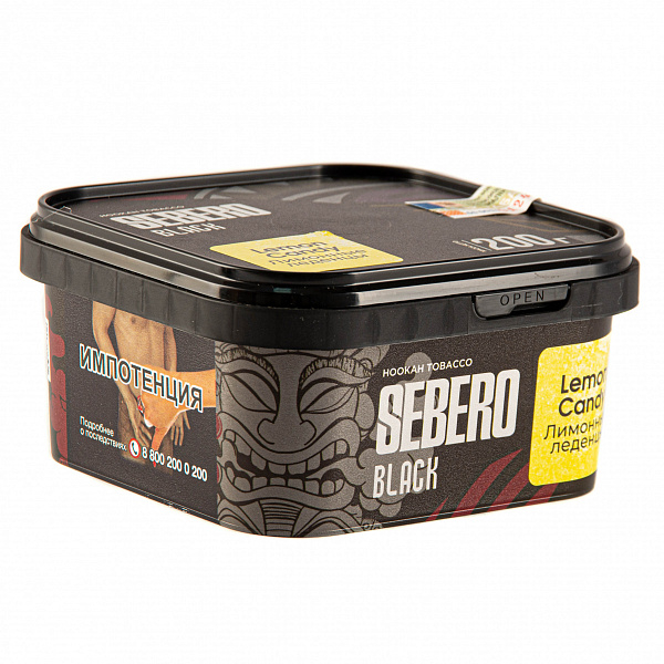 Табак SEBERO BLACK LEMON CANDY 200 гр в Ханты-Мансийске