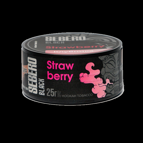 Табак SEBERO BLACK STRAWBERRY 25 гр в Ханты-Мансийске