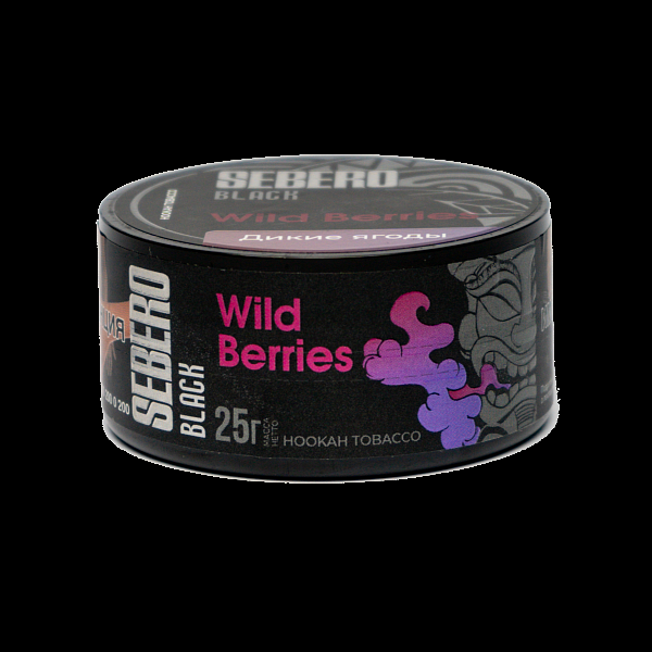 Табак SEBERO BLACK WILD BERRIES 25 гр в Ханты-Мансийске