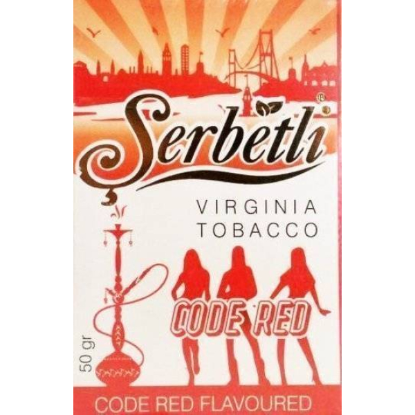 Табак Serbetli Code Red 50 грамм в Ханты-Мансийске