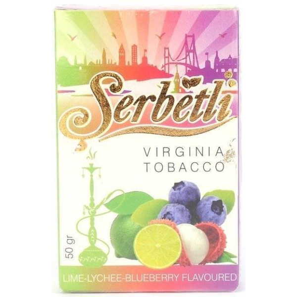 Табак Serbetli Lime Lychee Blueberry в Ханты-Мансийске