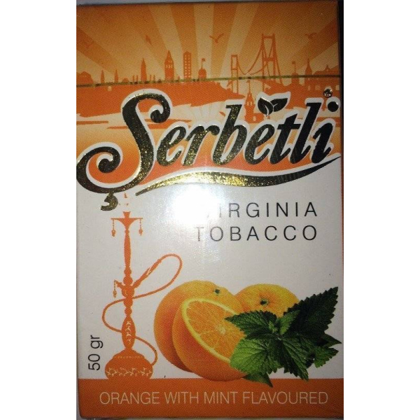 Табак Serbetli Апельсин с мятой 50 гр в Ханты-Мансийске