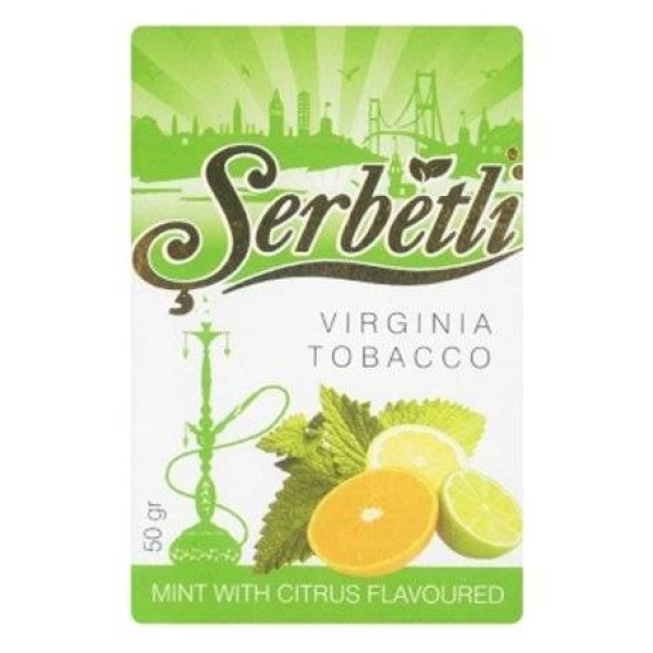 Табак Serbetli Цитрусы с мятой 50 гр в Ханты-Мансийске