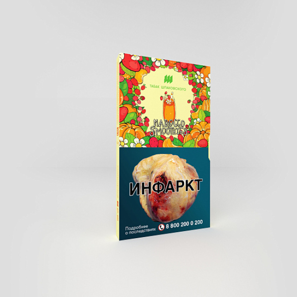 Табак ШПАКОВСКОГО MOROCCO SMOOTHIES (МАНДАРИНОВО ЗЕМЛЯНИЧНЫЙ СИМУЗИ) 40 гр в Ханты-Мансийске