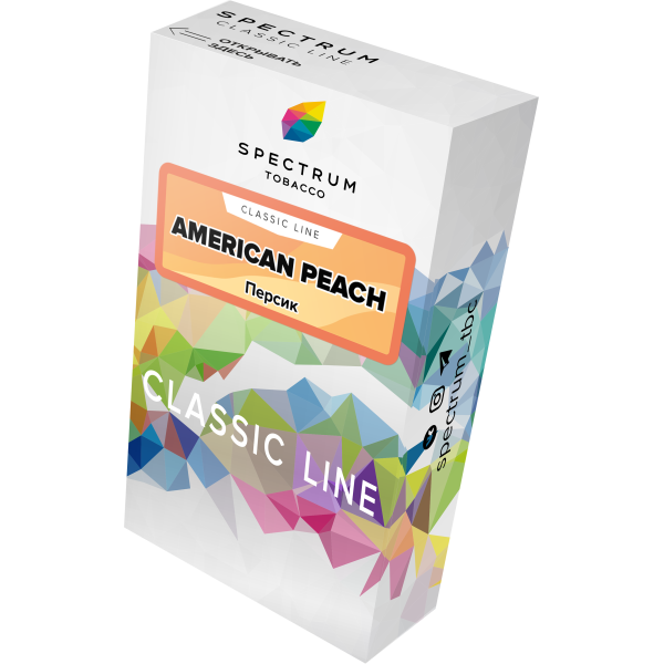 Табак Spectrum Classic american peach 40 грамм в Ханты-Мансийске
