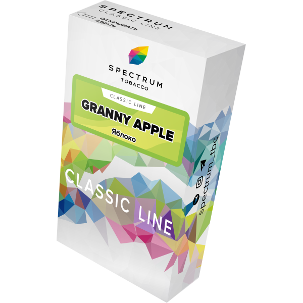 Табак Spectrum Classic granny apple 40 грамм в Ханты-Мансийске