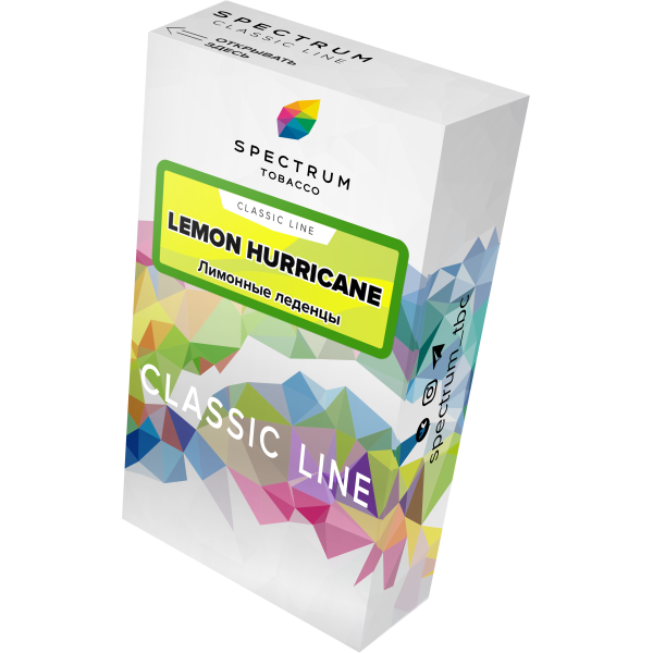 Табак Spectrum Classic lemon hurricane 40 грамм в Ханты-Мансийске