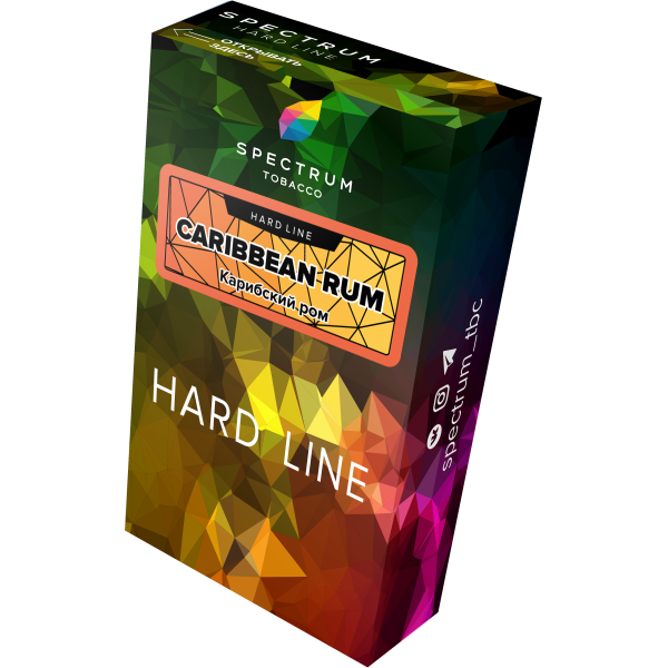 Табак Spectrum Hard caribbean rum 40 грамм в Ханты-Мансийске