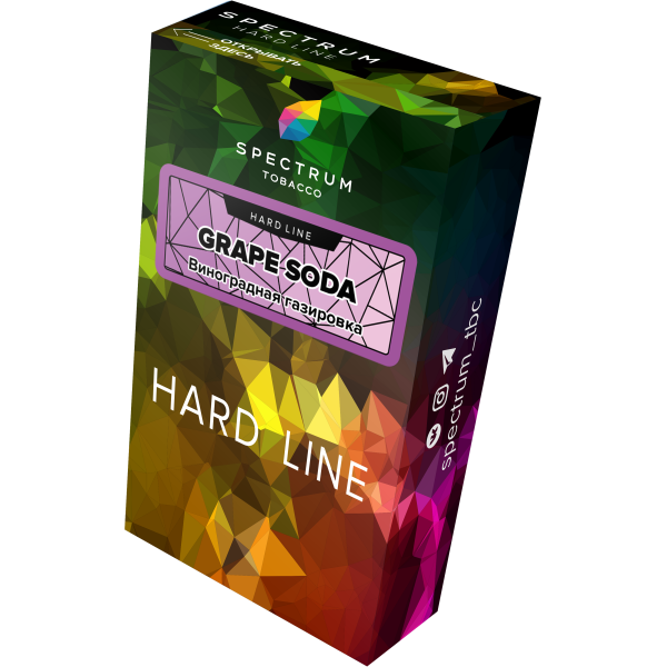 Табак Spectrum Hard grape soda 40 грамм в Ханты-Мансийске