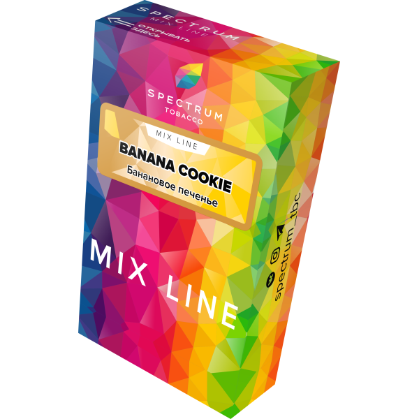 Табак Spectrum Mix Line Banana Cookie 40 грамм в Ханты-Мансийске
