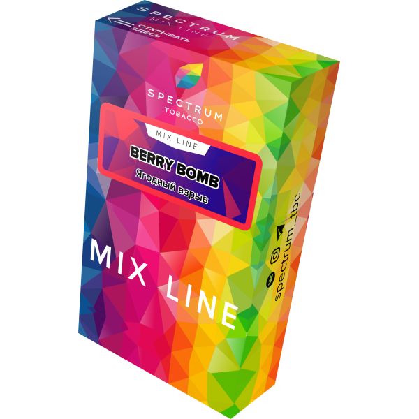 Табак Spectrum Mix Line Berry Bomb 40 грамм в Ханты-Мансийске