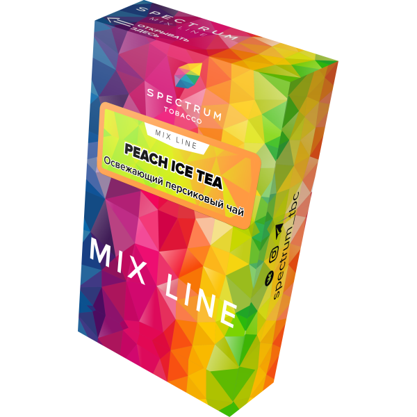 Табак Spectrum Mix Line Peach Ice Tea 40 грамм в Ханты-Мансийске