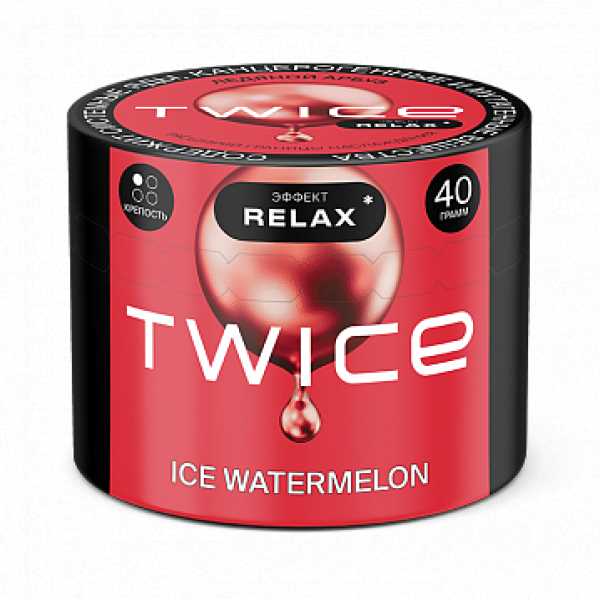 Табак TWICE Ice Watermelon (Ледяной арбуз) 40 гр в Ханты-Мансийске