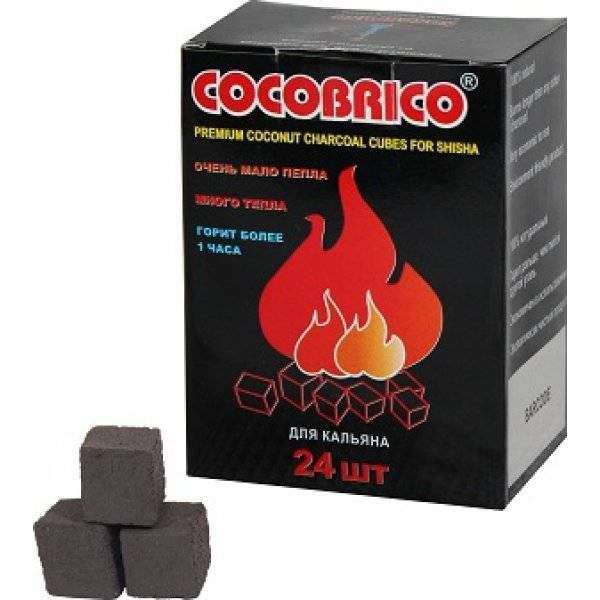 Уголь для кальяна CocoBrico 24 кубика в Ханты-Мансийске