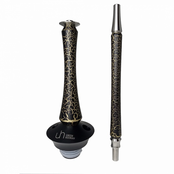 Кальян Union Hookah Sleek Кракле золотой в Ханты-Мансийске