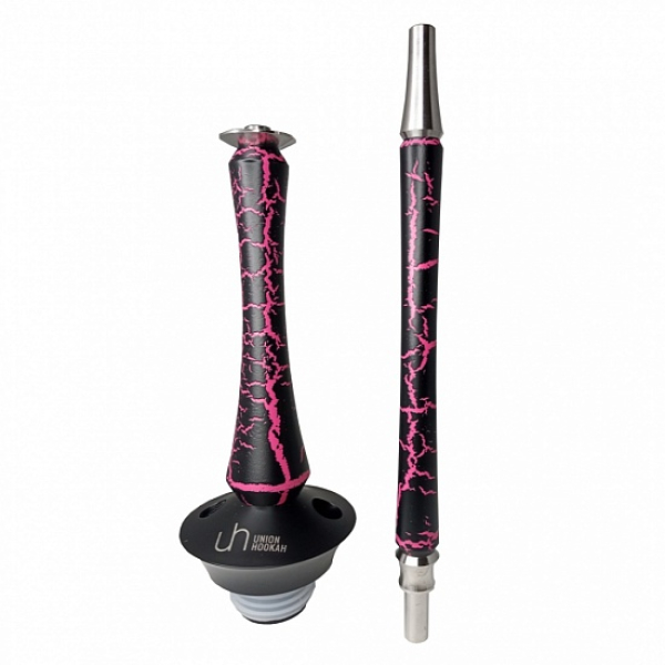 Кальян Union Hookah Sleek Кракле розовый в Ханты-Мансийске