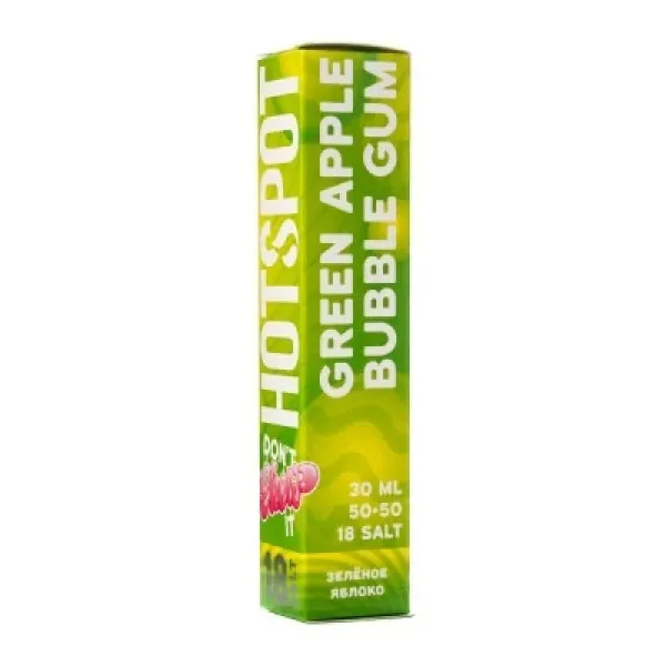 Жидкость HOTSPOT Chow Ultra Green Apple Bubble Gum 30 мл в Ханты-Мансийске