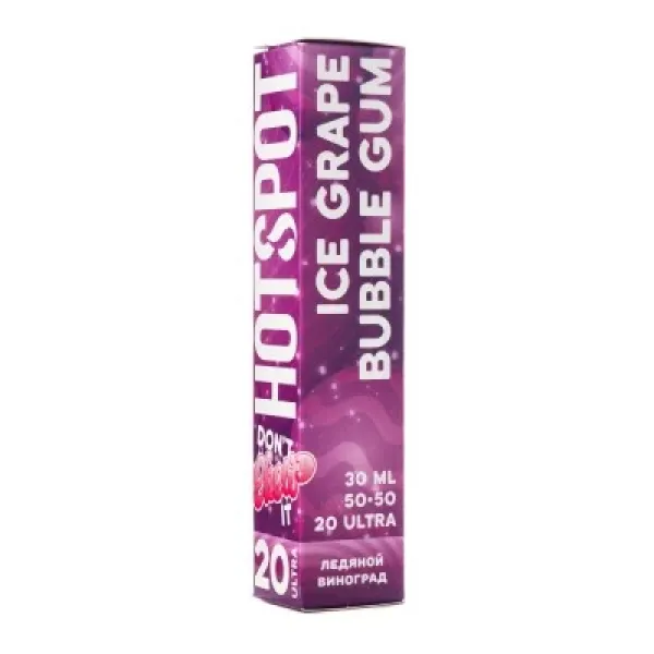 Жидкость HOTSPOT Chow Ultra Ice Grape Bubble Gum 30 мл в Ханты-Мансийске