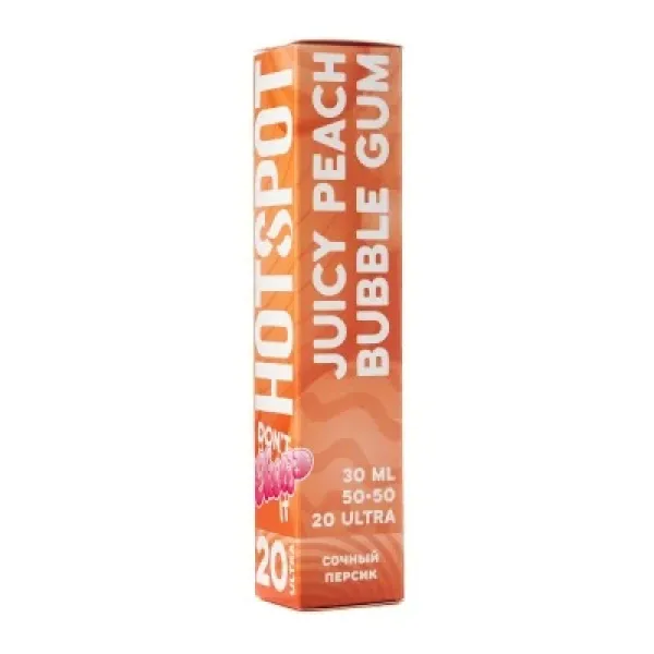 Жидкость HOTSPOT Chow Ultra Juicy Peach Bubble Gum 30 мл в Ханты-Мансийске