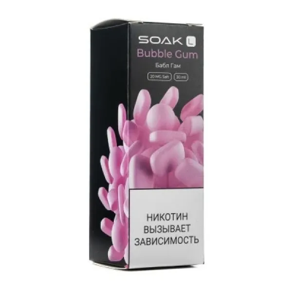 Жидкость SOAK L Bubble Gum 30 мл в Ханты-Мансийске