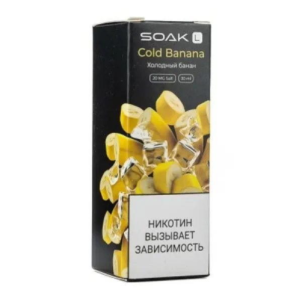 Жидкость SOAK L Cold Banana 30 мл в Ханты-Мансийске