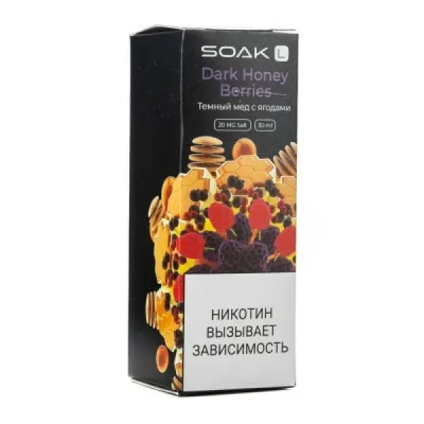 Жидкость SOAK L Dark Honey Berries 30 мл в Ханты-Мансийске