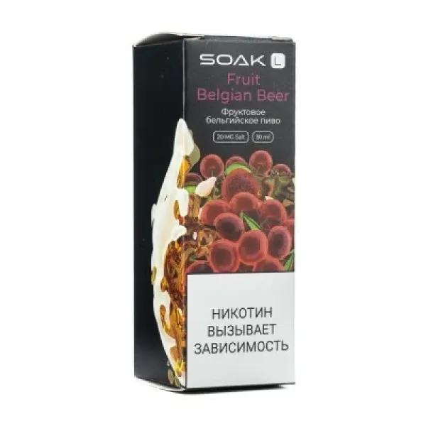 Жидкость SOAK L Fruit Belgian Beer 30 мл в Ханты-Мансийске