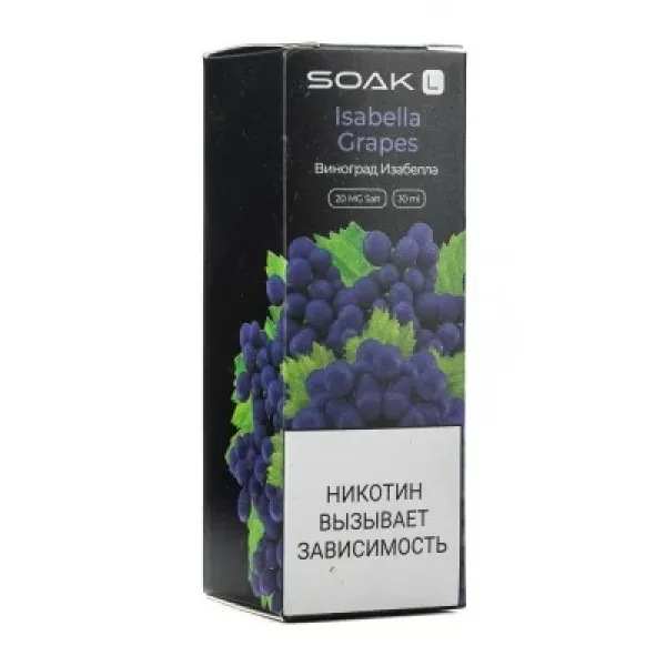 Жидкость SOAK L Isabella Grapes 30 мл в Ханты-Мансийске