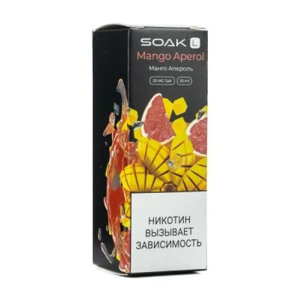 Жидкость SOAK L Mango Aperol 30 мл в Ханты-Мансийске