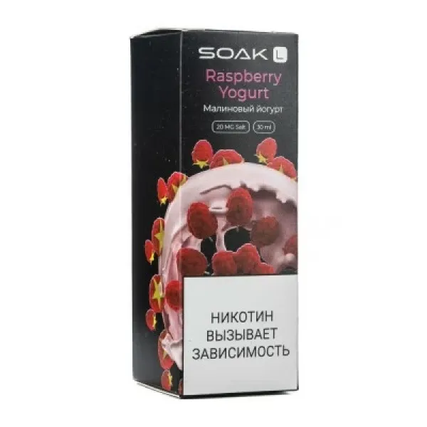 Жидкость SOAK L Raspberry Yogurt 30 мл в Ханты-Мансийске