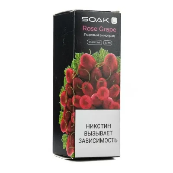 Жидкость SOAK L Rose Grape 30 мл в Ханты-Мансийске