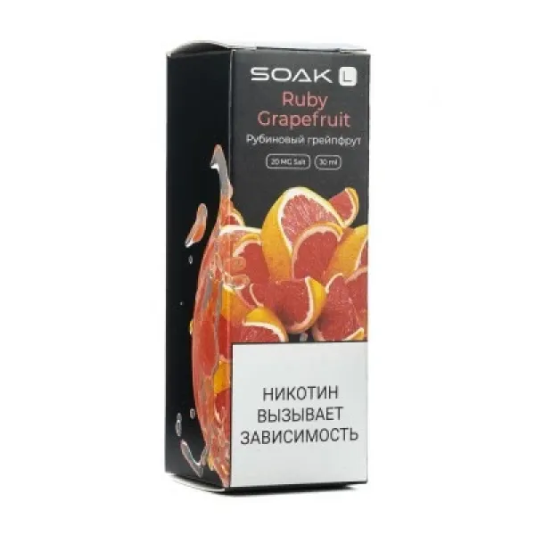 Жидкость SOAK L Ruby Grapefruit 30 мл в Ханты-Мансийске