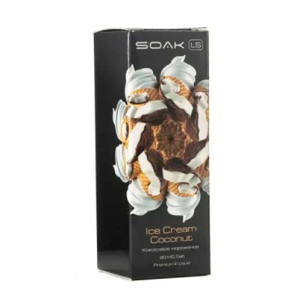 Жидкость SOAK LS Ice Cream Coconut 30 мл в Ханты-Мансийске