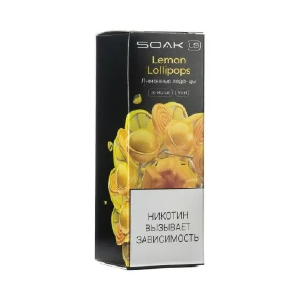 Жидкость SOAK LS Lemon Lollipops 30 мл в Ханты-Мансийске