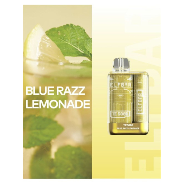 Elfbar TE5000 Blue Razz Lemonade, 5000 тяг в Ханты-Мансийске