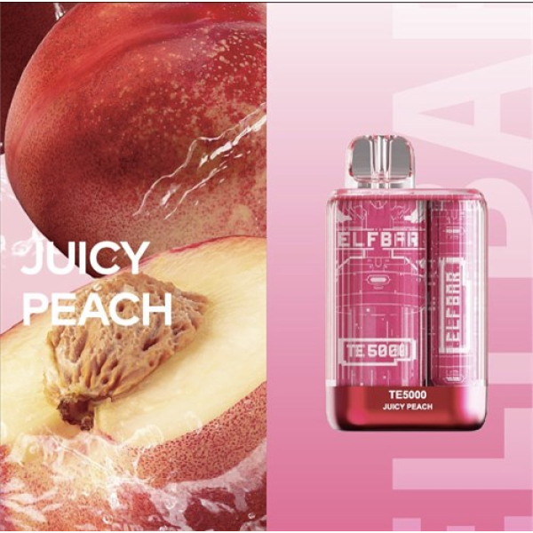 Elfbar TE5000 Juicy Peach, 5000 тяг в Ханты-Мансийске
