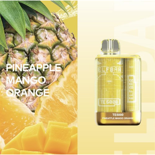 Elfbar TE5000 Pineapple Mango Orange, 5000 тяг в Ханты-Мансийске