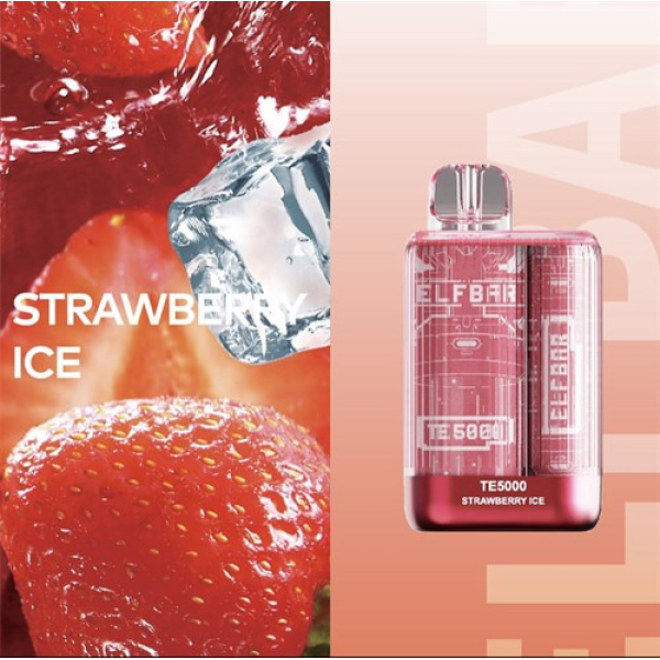 Elfbar TE5000 Strawberry Ice, 5000 тяг в Ханты-Мансийске