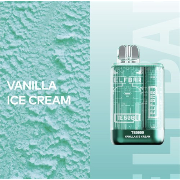 Elfbar TE5000 Vanilla Ice Cream, 5000 тяг в Ханты-Мансийске